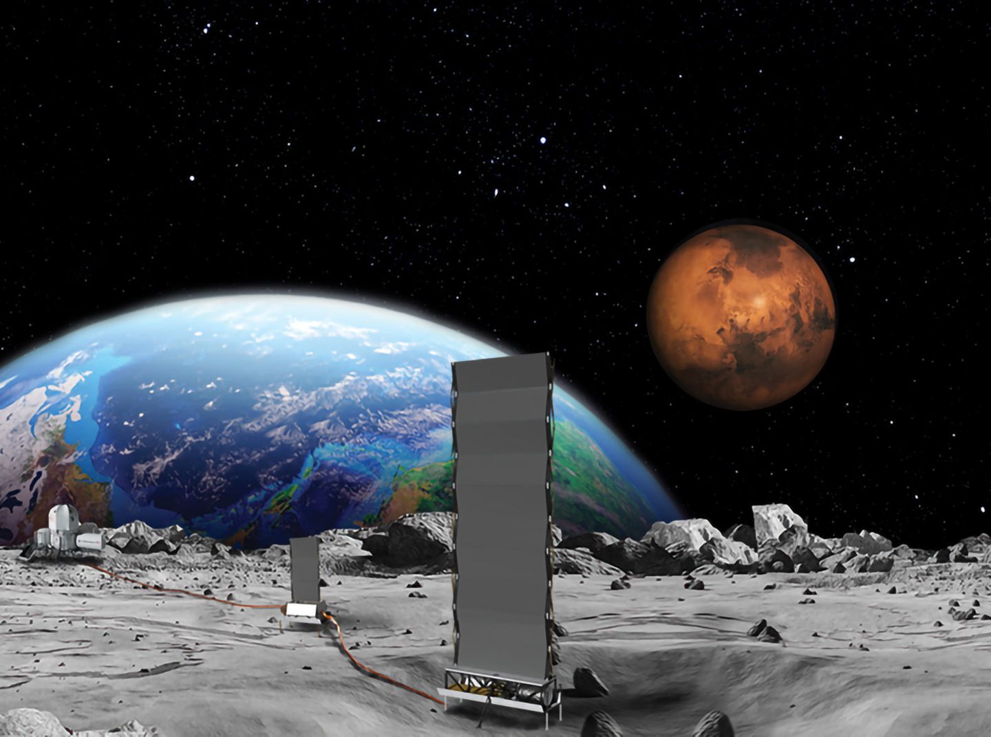 Energieinfrastruktur auf dem Mond