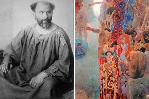 Portrait Gustav Klimt. Photographie. 1914. Historisches Museum der Stadt Wien, Österreich