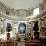Innenraum der Kirche Santi Silverio und Domitilla auf Ponza