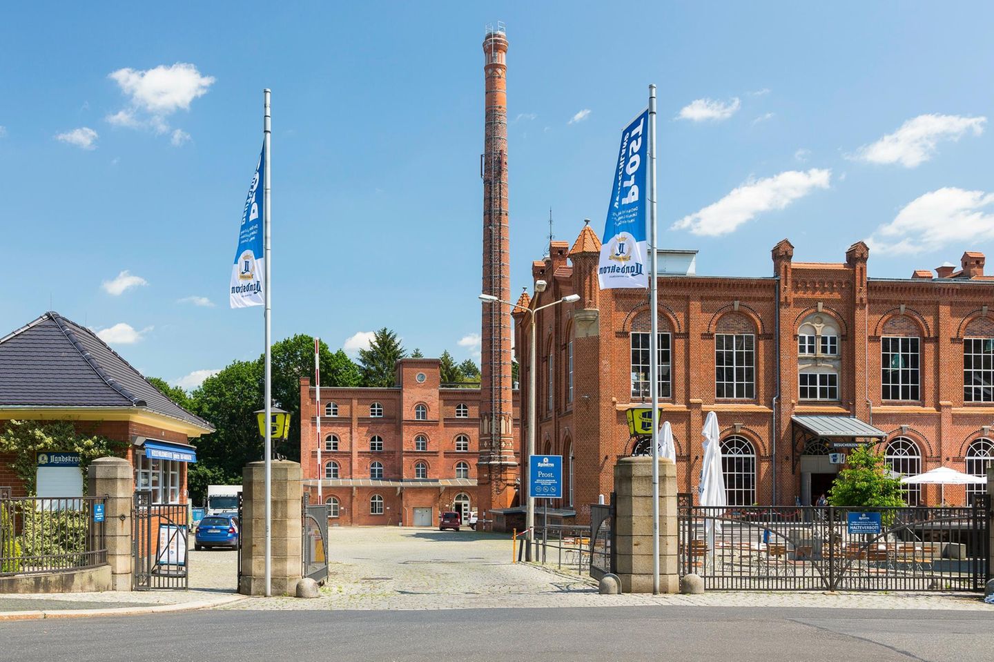 Landskron-Brauerei, Görlitz Landskron Brau-Manufaktur mit historischen Gebäuden, Görlitz, Sachsen, Deutschland