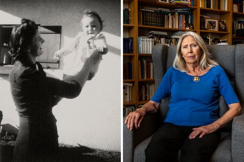 Propaganda sei dieses Bild, sagt Gisela Heidenreich. Tatsächlich war ihre Mutter kalt und distanziert. Über ihre NS-Vergangenheit lügt und schweigt sie nach dem Krieg