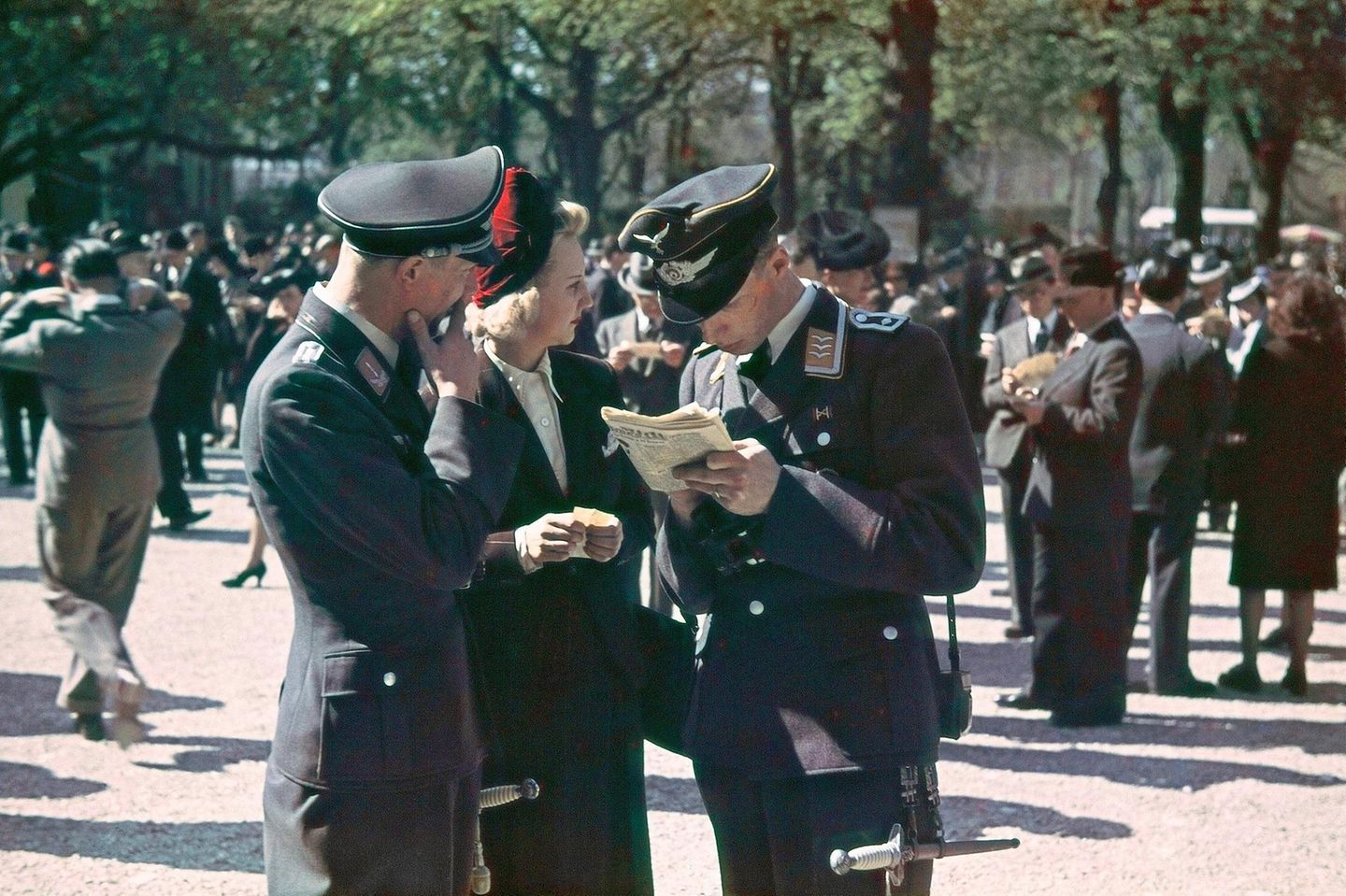 Wehrmachtssoldaten in Paris, 1940er-Jahre