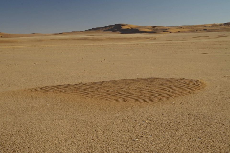 Sandfleck in der Namib