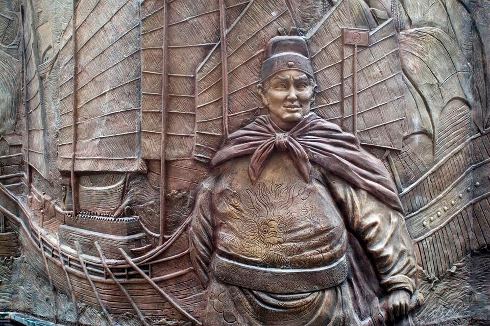 Bronzerelief von Zheng He Bronzerelief von Zheng He