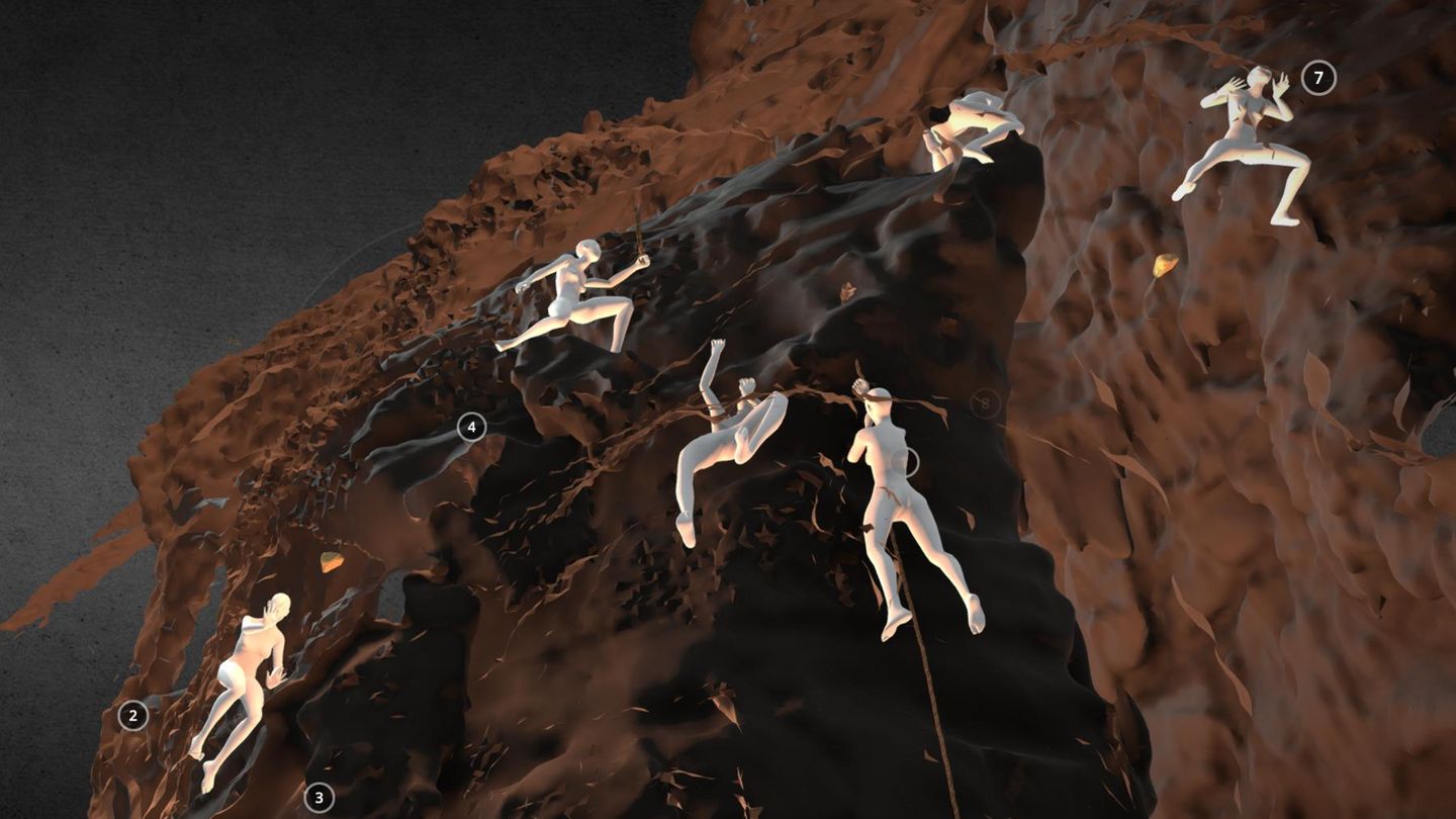 Der "Brunnen der Engel" ist ein 16 Meter tiefer Abgrund am Ende der Höhle von Etxeberri. Mithilfe von 3-D-Scans rekonstruierten Forschende, wie sich die Menschen vor 16.000 Jahren in den schwer zugänglichen Bereichen der Karsthöhle bewegt haben müssen, um ihre Dekorationen anzubringen