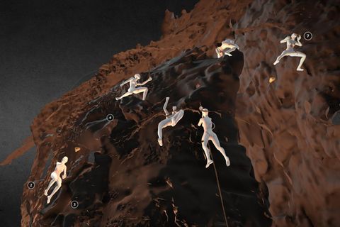 Der "Brunnen der Engel" ist ein 16 Meter tiefer Abgrund am Ende der Höhle von Etxeberri. Mithilfe von 3-D-Scans rekonstruierten Forschende, wie sich die Menschen vor 16.000 Jahren in den schwer zugänglichen Bereichen der Karsthöhle bewegt haben müssen, um ihre Dekorationen anzubringen