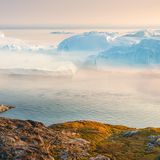 Gletscherfjord in Ilulissat, Grönland