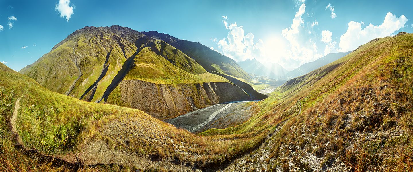 Omalo-Trek, Kaukasus, Georgien