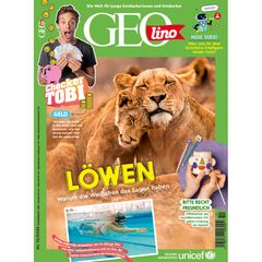Cover GEOlino 10-2025: Löwen