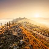 Mam Tor in Derbyshire, England