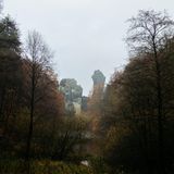 Externsteine im November im Teutoburger Wald