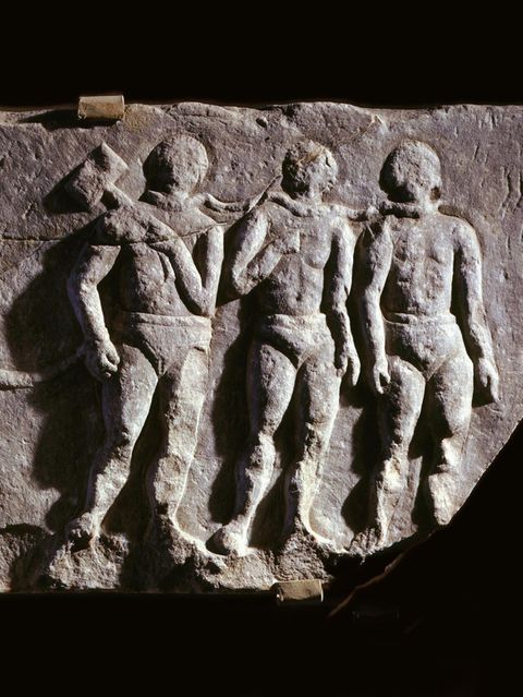 Gefesselte Sklaven