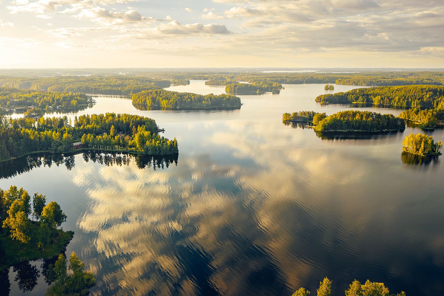Saimaa-See in Finnland