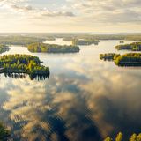Saimaa-See in Finnland