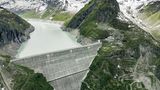 Lac des Dix Staudamm in den Schweizer Bergen