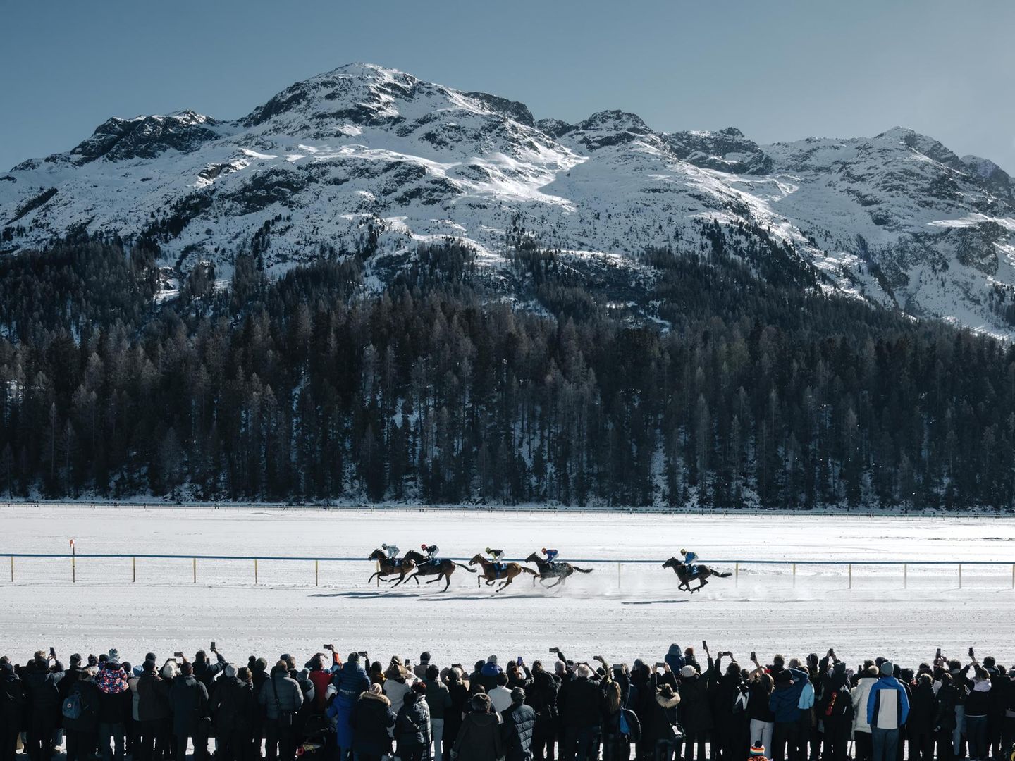 St. Moritzersee St. Moritzersee "White Turf St. Moritz"