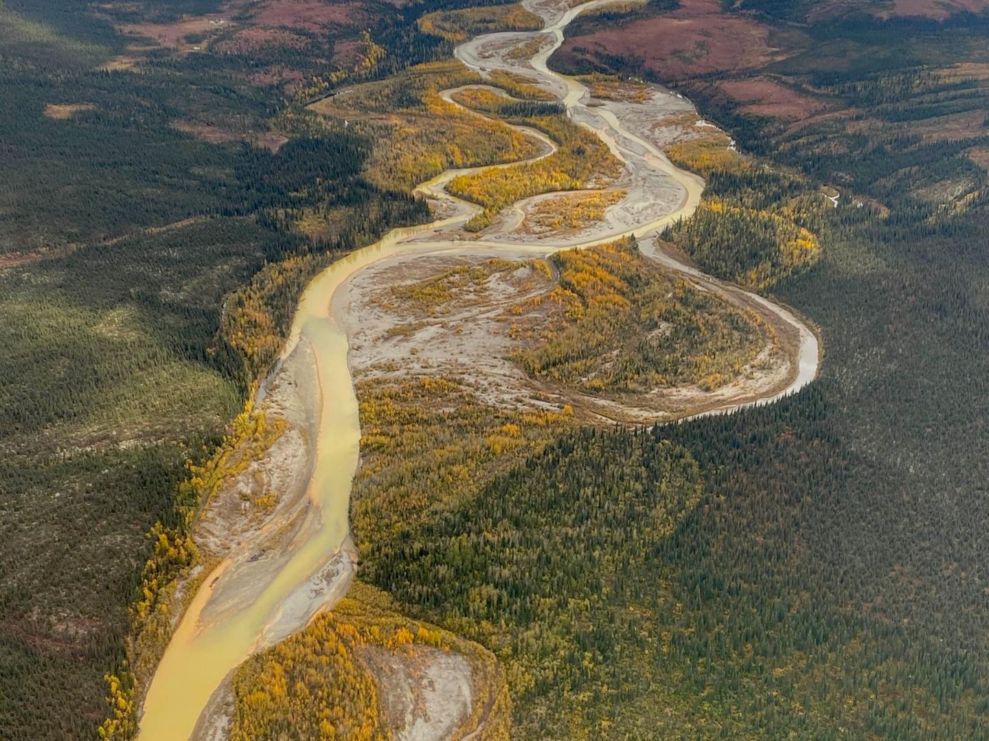 Salmon River von oben