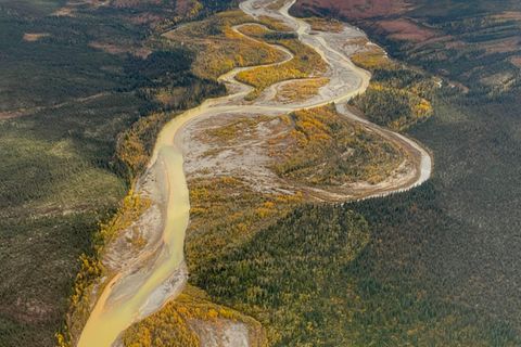 Salmon River von oben