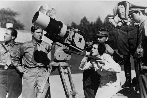 Leni Riefenstahl an der Kamera