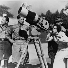 Leni Riefenstahl an der Kamera