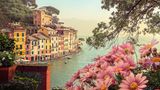 Bunte Häuschen von Portofino