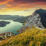Bovilla-Reservoir in Albanien