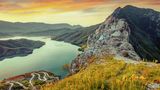 Bovilla-Reservoir in Albanien