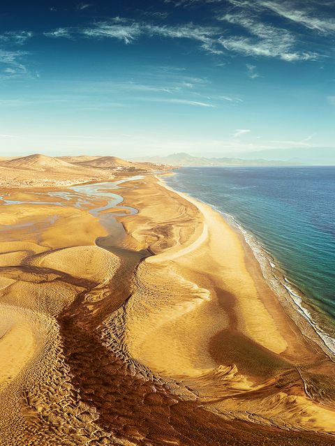 Strand an der Halbinsel Jandia auf Fuerteventura
