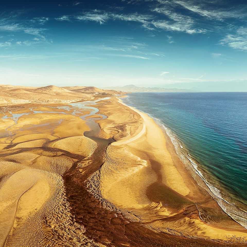 Strand an der Halbinsel Jandia auf Fuerteventura