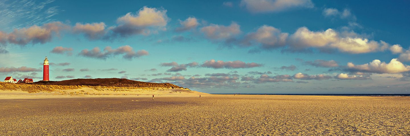 Leuchtturm Eierland auf der Insel Texel in den Niederlanden