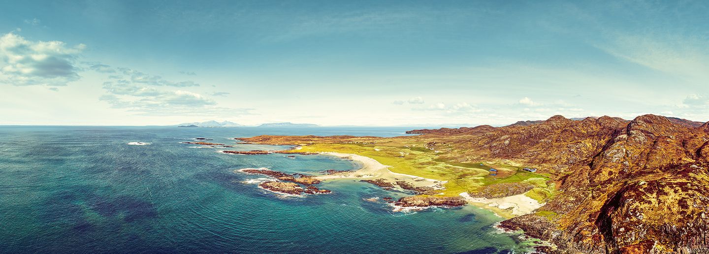 Bucht auf der Halbinsel Ardnamurchan, Schottland