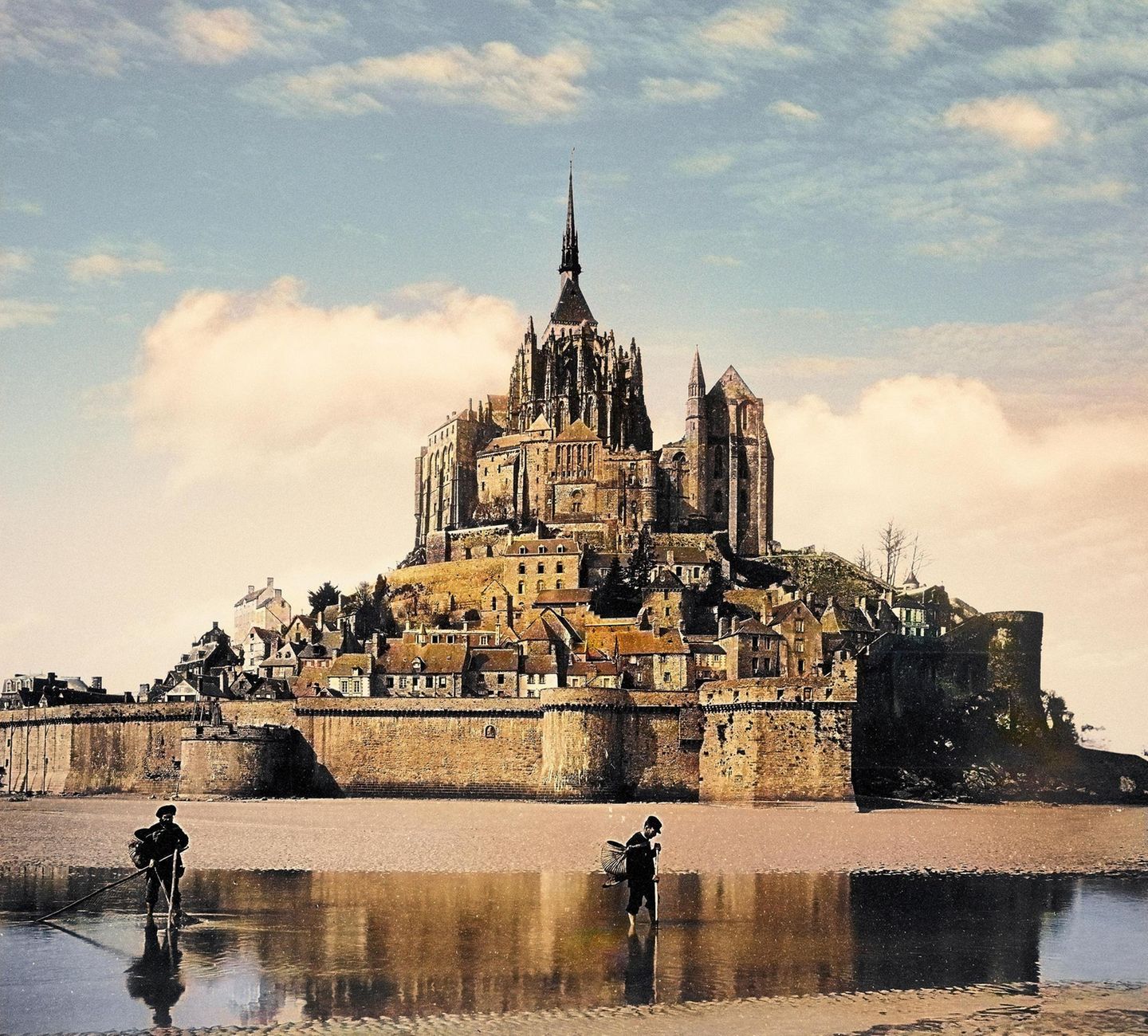Weit über das Ende hinaus Abtei von Mont-Saint-Michel