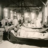 Krankenbetten in Hamburg im 19. Jahrhundert