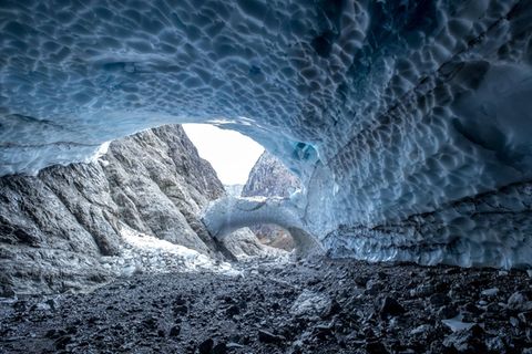 Blick in die Eiskapelle