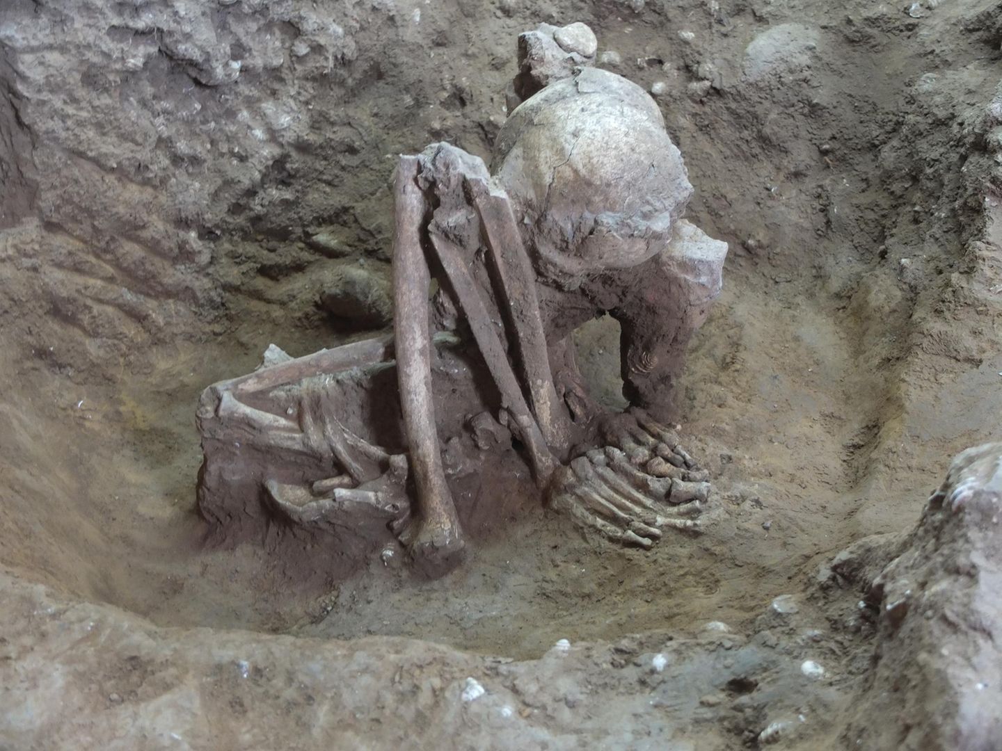 Dieser Fund aus Huiyaotian wird auf ein Alter von über 9.000 Jahren datiert. Bis zu 12.000 Jahre alt seien diese ältesten bekannten Beweise für die gezielte Mumifizierung von Menschen, berichtet das Forschungsteam