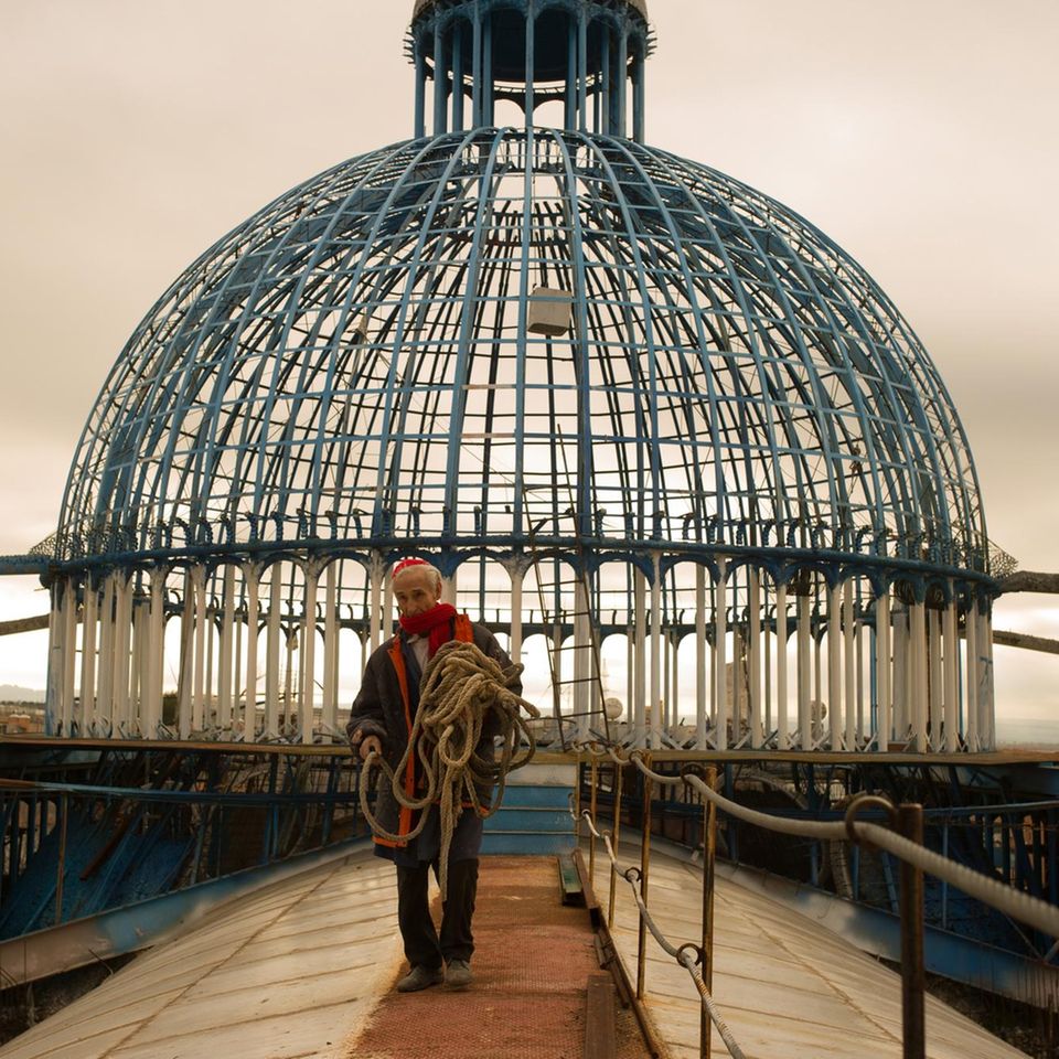 Justo Gallego auf dem Dach seiner Kathedrale