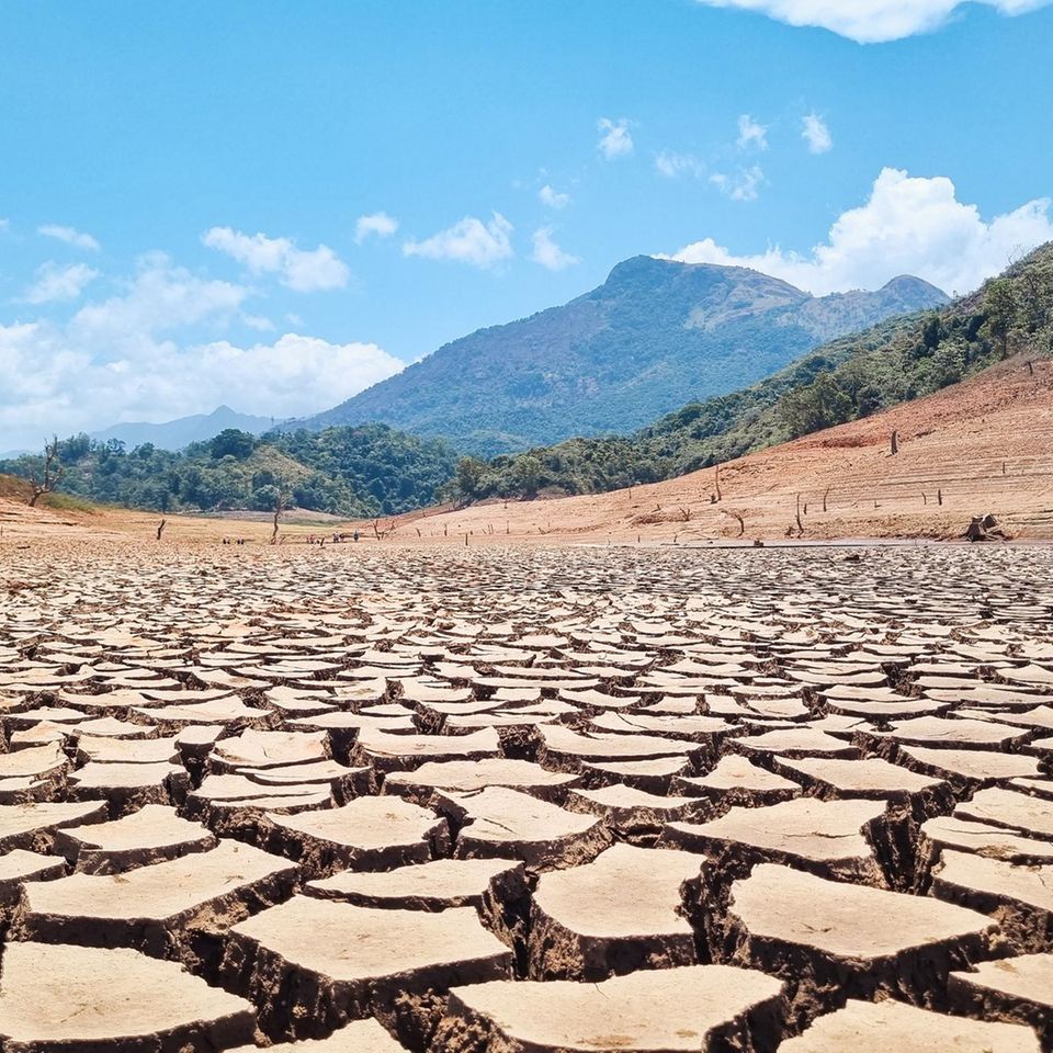 Ausgetrockneter Fluss