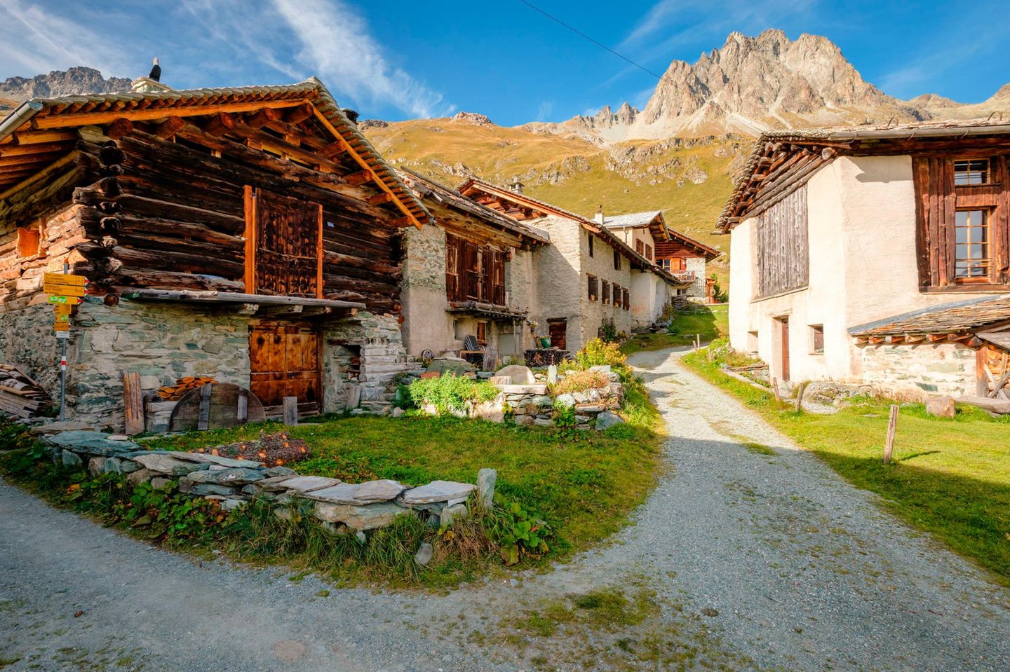 Oberrofels , das "Heididorf" in der Schweiz