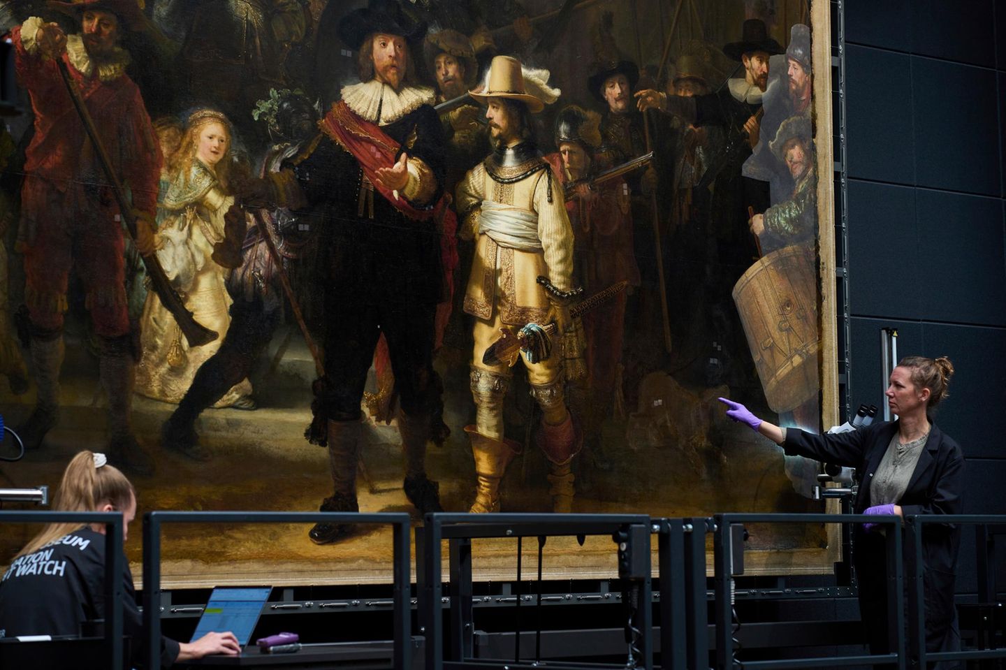 Hund im Amsterdamer Rijksmuseum
