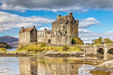 Eilean Donan Castle in Dornie, Schottland