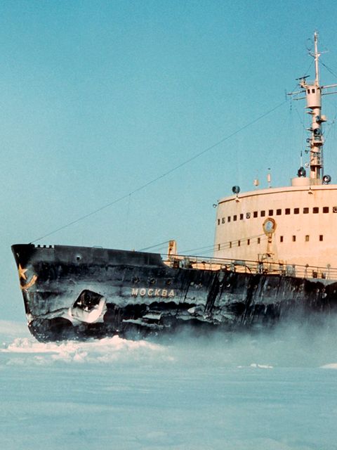 Der Eisbrecher Moskva