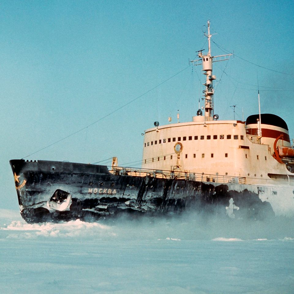 Der Eisbrecher Moskva
