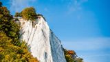 Kreidefelsen im Herbst