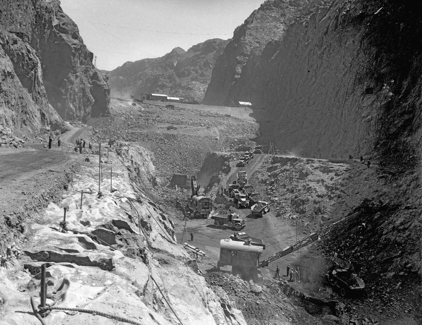 Baustelle des Hoover Damms