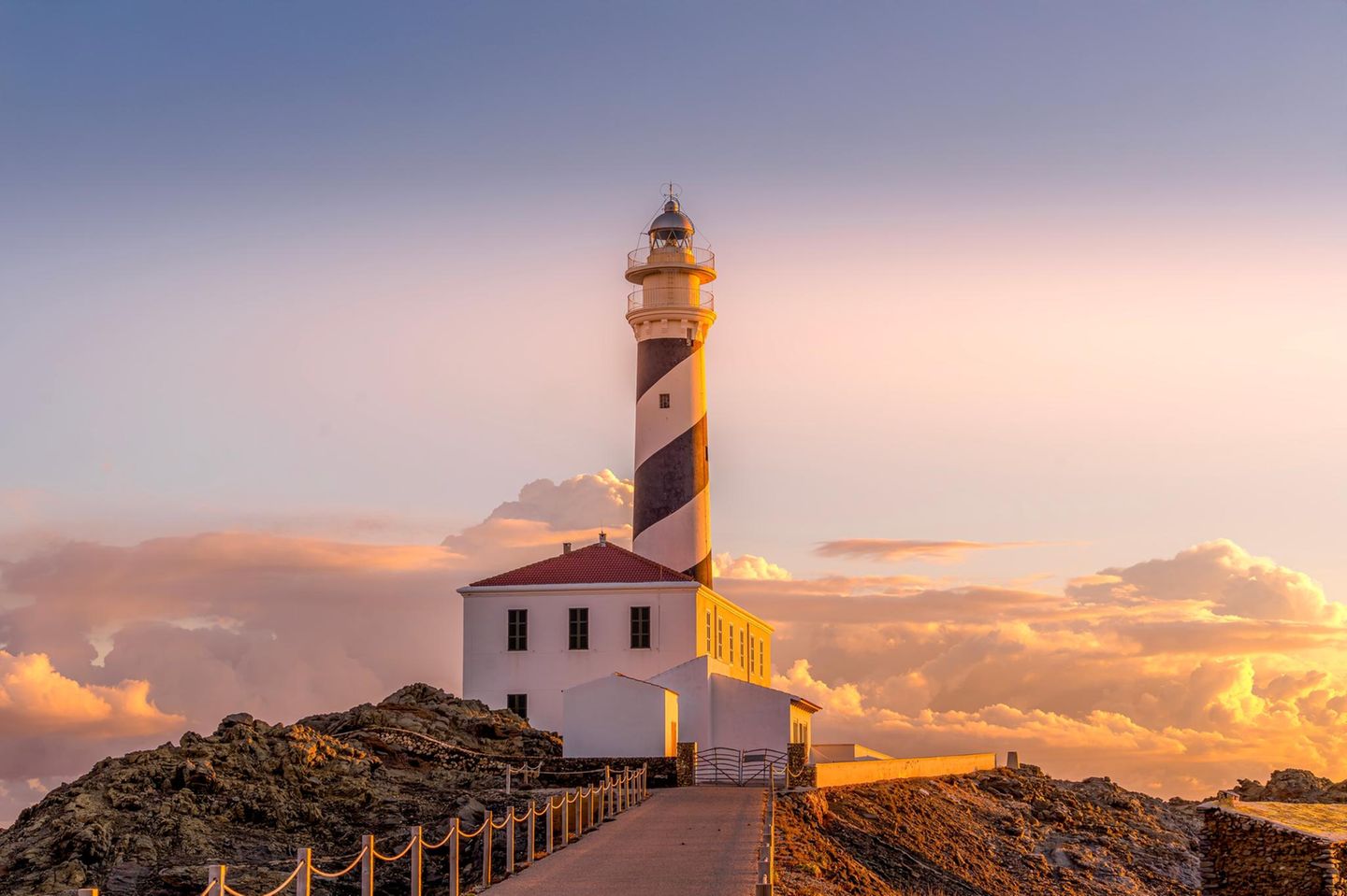 Zum Leuchtturm am Cap de Favàritx Favaritx Leuchtturm auf Menorca