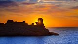 Sonnenuntergang an der Cala Morell