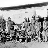 Gefangene aus den Bevölkerungsgruppen der Herero und der Nama in Deutsch-Südwestafrika