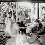 Zwei Deutsche Ehepaare nahe der Stadt Apia, Hauptstadt von Samoa