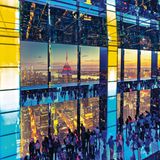 Leute auf der Aussichtsplattform des One Vanderbilt