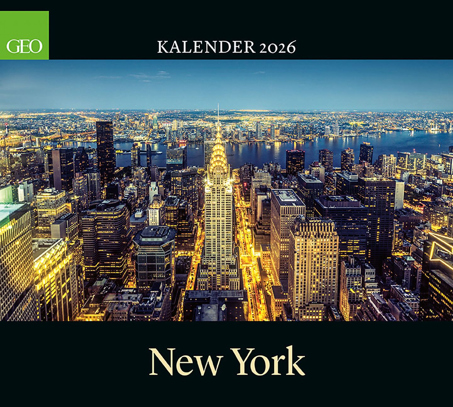 Cover vom GEO-Kalender New York 2026